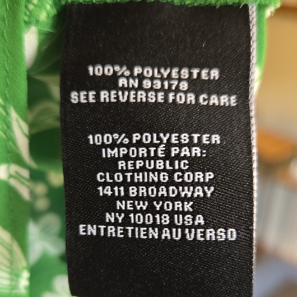 Premise Green and White Floral Top - Picture 5 of 5